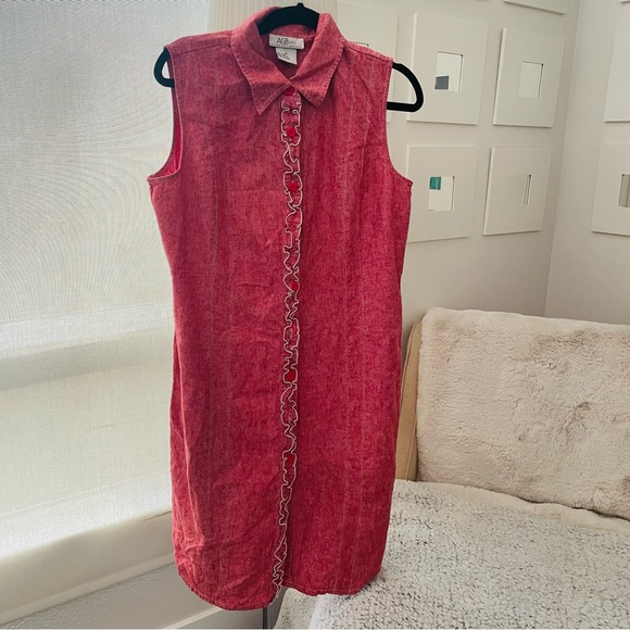 AGB Dresses & Skirts - AGB Dresses Size 14 Vintage 70s Style Like Pretty Ruffled Dress